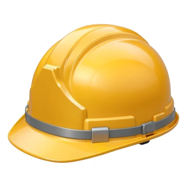 Yellow Construction Hard Hat sticker