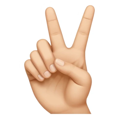 Pointing finger to the right gesture sticker