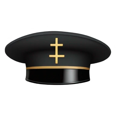 Chaplain hat sticker