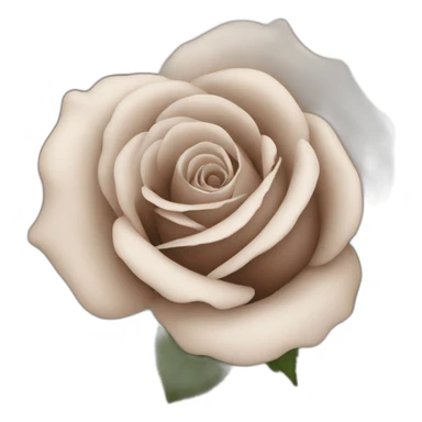 taupe rose sticker