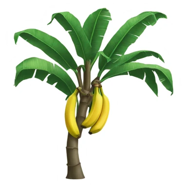 Banana tree sticker