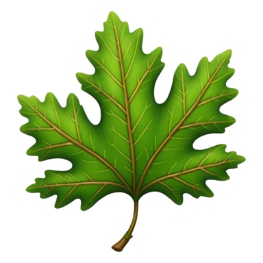 oak leaf sticker