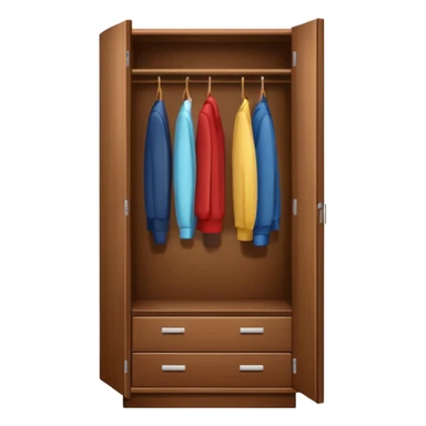wardrobe modern closed sticker