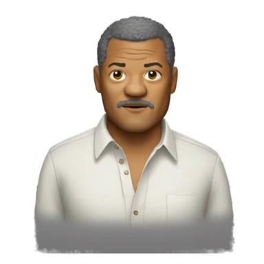 laurence-fishburne wearing shirt sticker