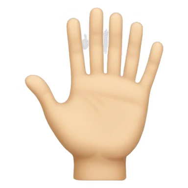 emoji with hand extended for cooperation sticker