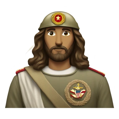 Jesus Christ in the American military sticker