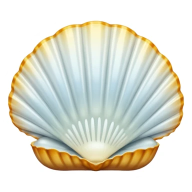 Coquille blanc sticker