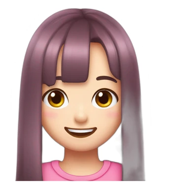 Lisa from blackpink thumb up sticker