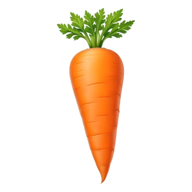portrait of carrot sticker