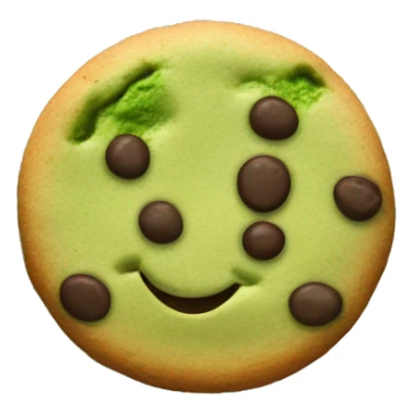 matcha cookies chocolate chips sticker