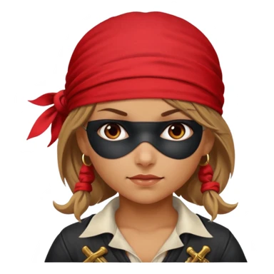 pirate girl sticker