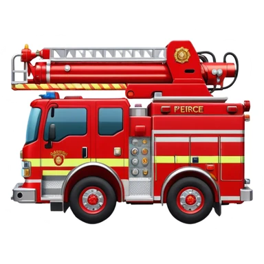 Fire Engine - Pierce Enforcer Pumper (Model Year: 2021) (Iconic colour: Red) sticker