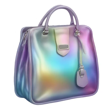 Iridescent prada bag sticker