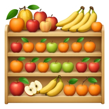 anaquel de frutas sticker
