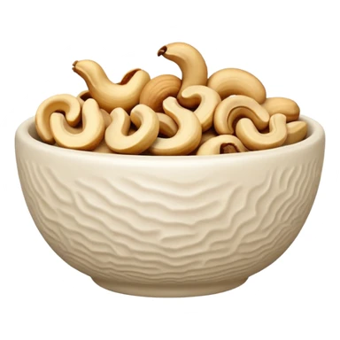 cashew in bowl sticker