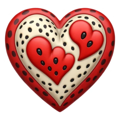 cheetah heart sticker