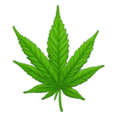 cannabis bud sticker