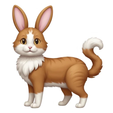 Long Nose Breed Dog. Rabbit Ears. Cat Arms Legs Torso Tail Anthropomorphic Fusion Hybrid (Character OC) sticker