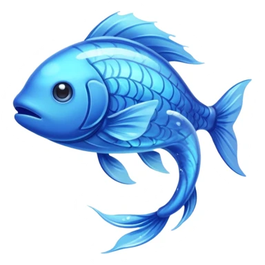 water elemental fish with water effects sticker