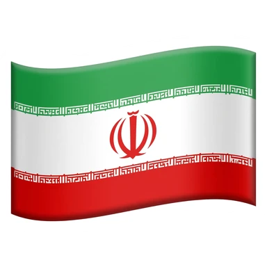 Iranian flag with lion sticker
