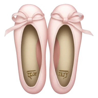 Pale pink ballet shoes sticker