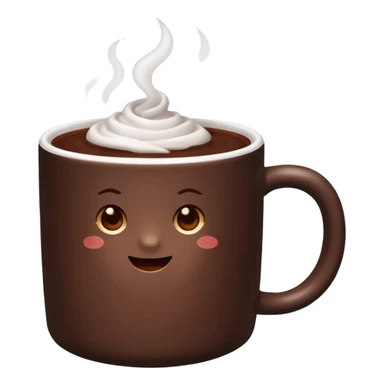Hot chocolate sticker