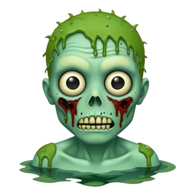 Green Zombie ponda sticker