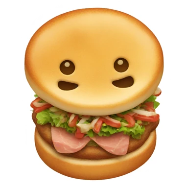 emoji enjoying kotlet sticker