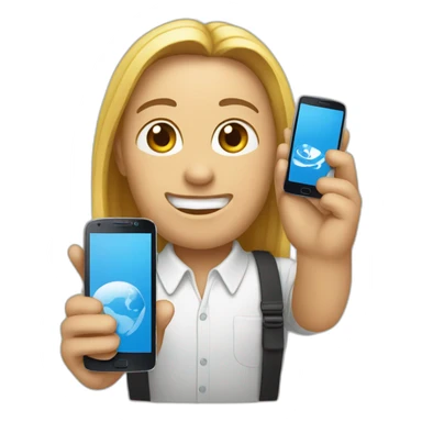 Un iPhone qui tue un Samsung sticker