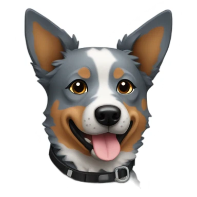 Blue heeler dog sticker
