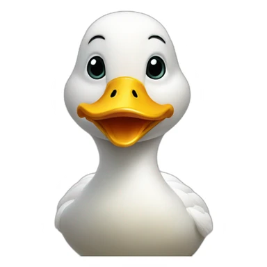 realistic duck sticker
