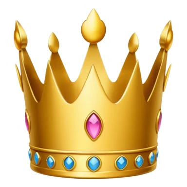 Make en emoji not realistic but rd it need to be look crown sticker