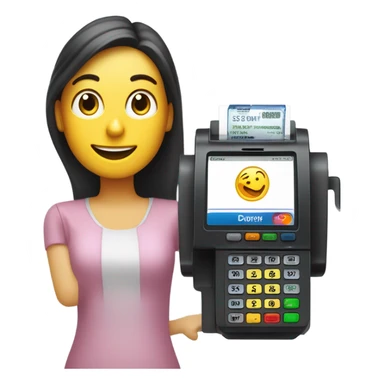 Debit card Mobile payment terminal POS sticker