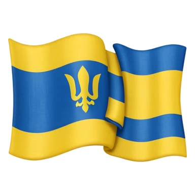 Ukraine flag sticker