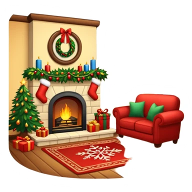 Christmas home sticker