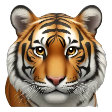 Tip toe tiger  sticker