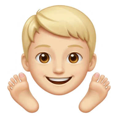 Toe flipping the middle toe sticker