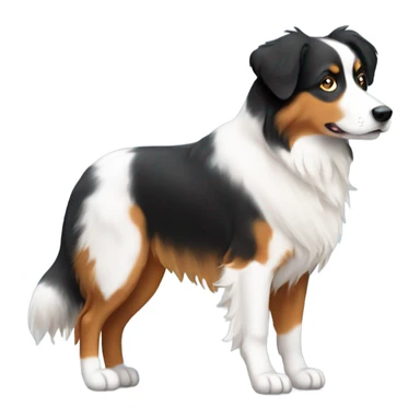 australian shepard with no tail sticker