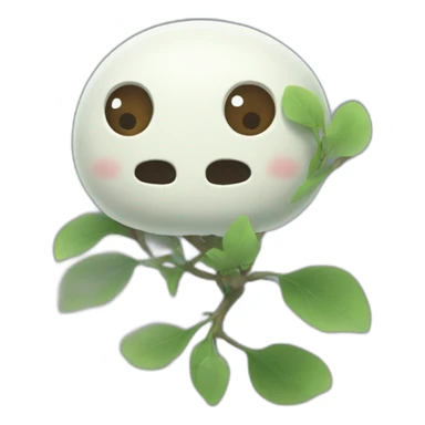 Ghibli-kodama sticker