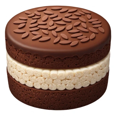 chocolate rice cake sticker