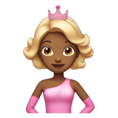 pink pilates princess sticker