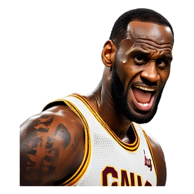 Lebron faking injury sticker