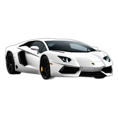 Lamborghini aventador 2040 sticker