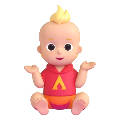 baby Jack Jack from The Incredibles sticker