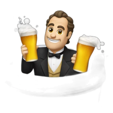 Freeze corleone cheer a beer sticker