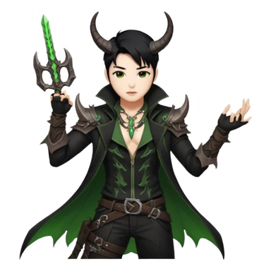 jinu from kpop demon hunters sticker