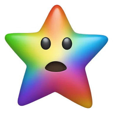 Multicolore star  sticker
