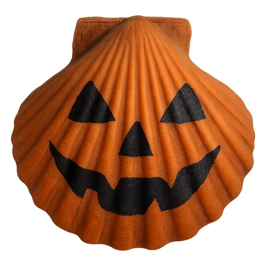 halloween seashell, remove background sticker