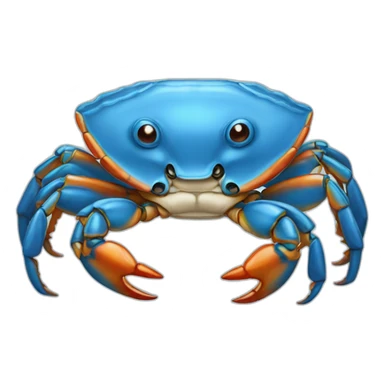 blue crab sticker