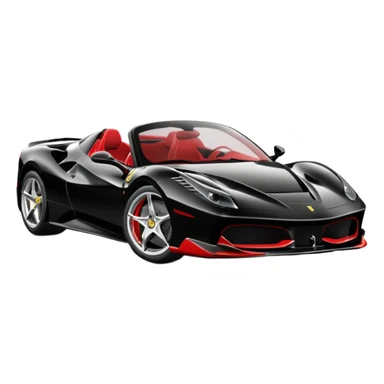 black farari car koli si change kar do sticker